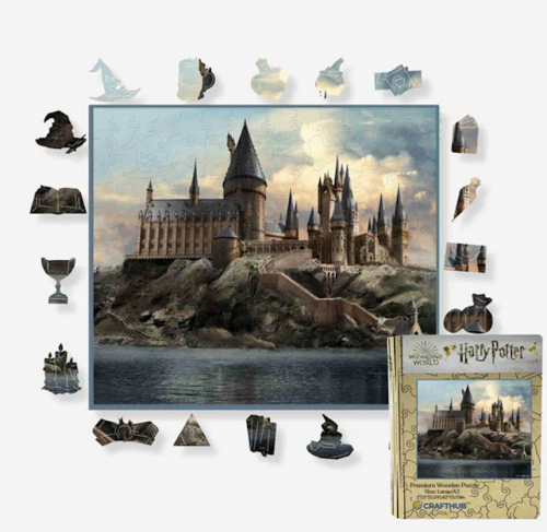 image principale pour Puzzle en bois - Harry Potter – Château magique de Poudlard 100/110 pcs