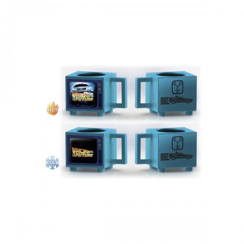 image principale pour Retour vers le Futur- Mug Carré- Heat Change- Flux Capacitor- 500ml