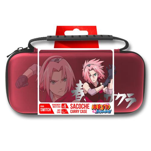 image principale pour Sacoche NARUTO SHIPPUDEN taille XL pour Switch  - Sakura - SÉRIE LIMITÉE à 2000 pièces