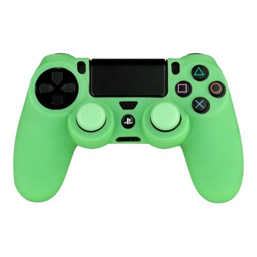 Silicone Skin + Grips Brillent dans le noir pour Manette PS4
