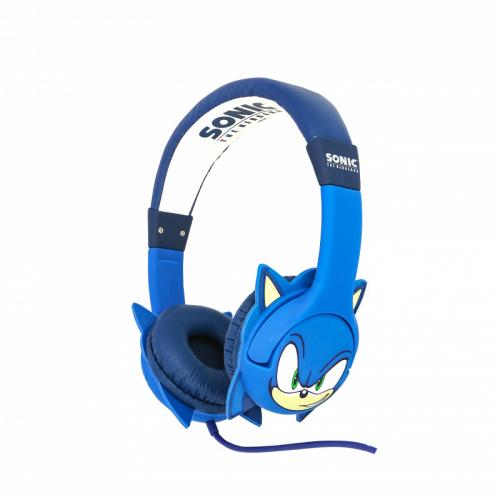 image principale pour Sonic - Casque jack 3,5 mm pour enfant Sonic avec des oreilles - PS4/PS5/XBOXONE/SeriesX/SWITCH/téléphone /tablette