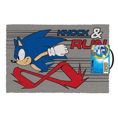 image Sonic The Hedgehog - Paillasson- Knock and run (40x60)