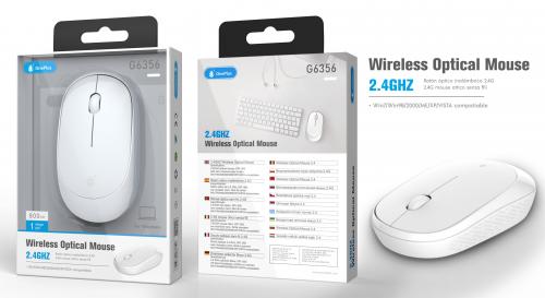Souris sans fil  - 2.4Ghz 800 DPI - G6356 - Blanc