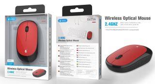 Souris sans fil Sarco - 2.4Ghz 800 DPI - G6356 - Rouge