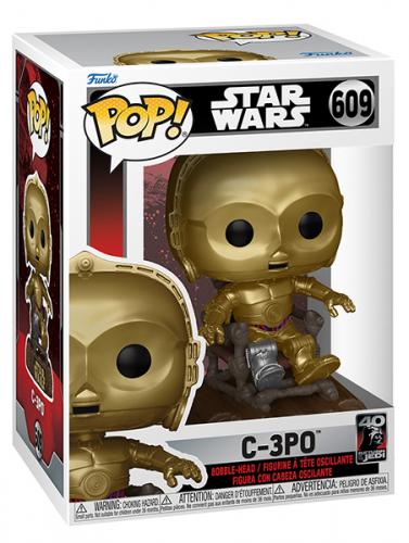 image principale pour Star Wars - Funko Pop 609 il retour du jedi 40th- C-3PO