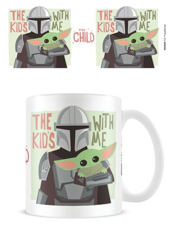 image principale pour Star Wars- The Mandalorian- Mug- The Kids With Me 315ml