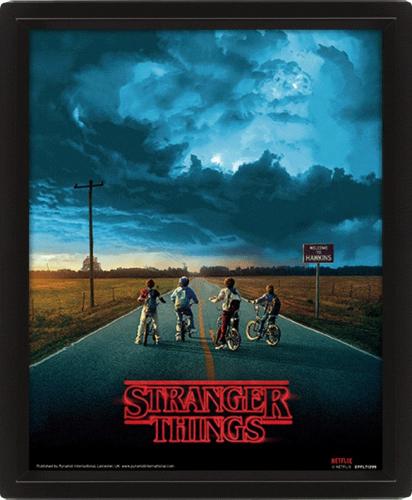 image principale pour Stranger Things - Poster 3d lenticulaire- Stranger Things 