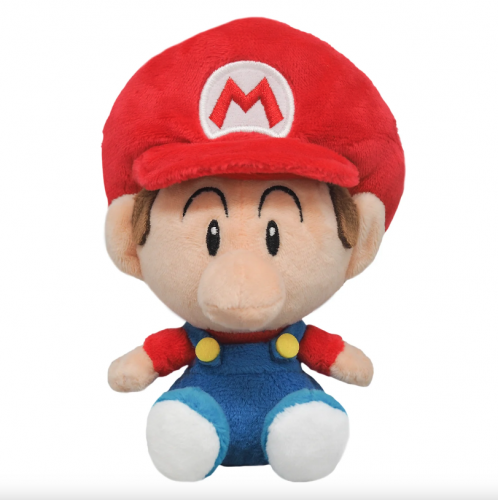 image Super Mario - Peluche Mario Baby - 16 cm All Star Collection (Nintendo Togetherplus)