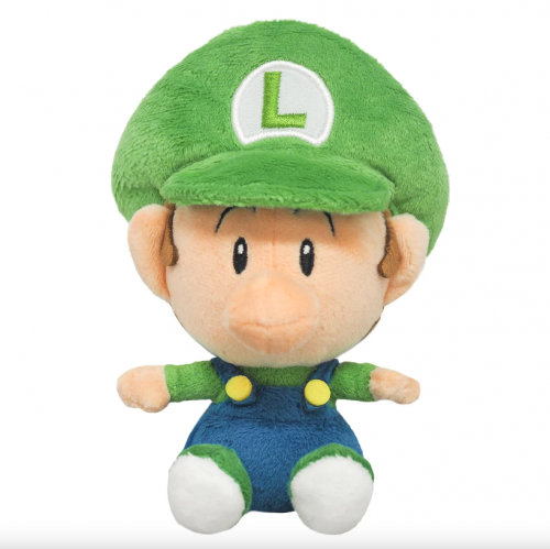 image Super Mario - Peluche Luigi Baby - 16 cm All Star Collection (Nintendo Togetherplus)