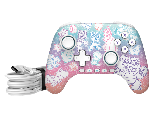 SWITCH 2-Manette Filaire Advantage- Mushroom Kingdom  
