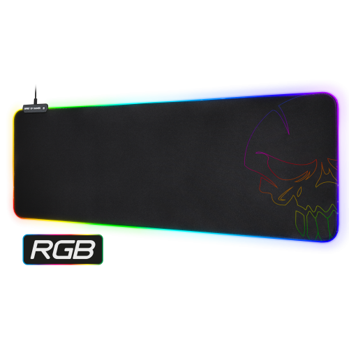 image principale pour Tapis de souris- LED RGB Taille XXL - (86 x 33 x 0.4 CM)