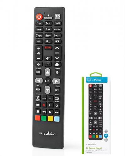 image principale pour Télécommande de Remplacement - TV Philips -Prête à l'emploi - Bouton Ambilight / Bouton Netflix - Infrarouge