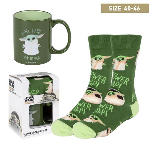 image principale pour The Mandalorian - coffret cadeau  - Work hard Nap harder  40-46