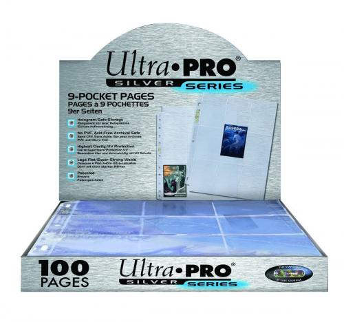 image principale pour UP - Silver 9 -pochettes de classeur Lot de 100 feuilles pour Cartes Pokémon et MTG