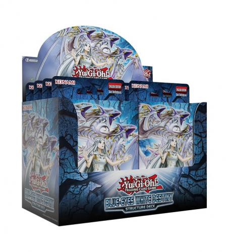 Yu-Gi-Oh! JCC - Display de Deck de structure La Destinée blanche aux yeux bleus (8 d