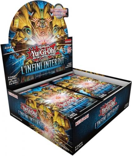 image principale pour Yu-Gi-Oh! JCC – FR Display de Pack de Booster L'Infini Interdit (24 Boosters)